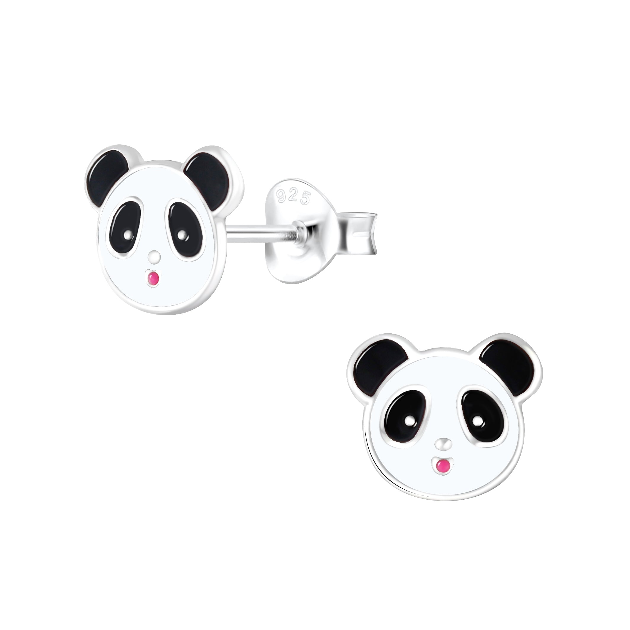 Bidstrup Sølv Børne Ørering med Panda 10001055
