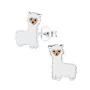 Bidstrup Sølv Børne Ørering med Alpaca 10001167