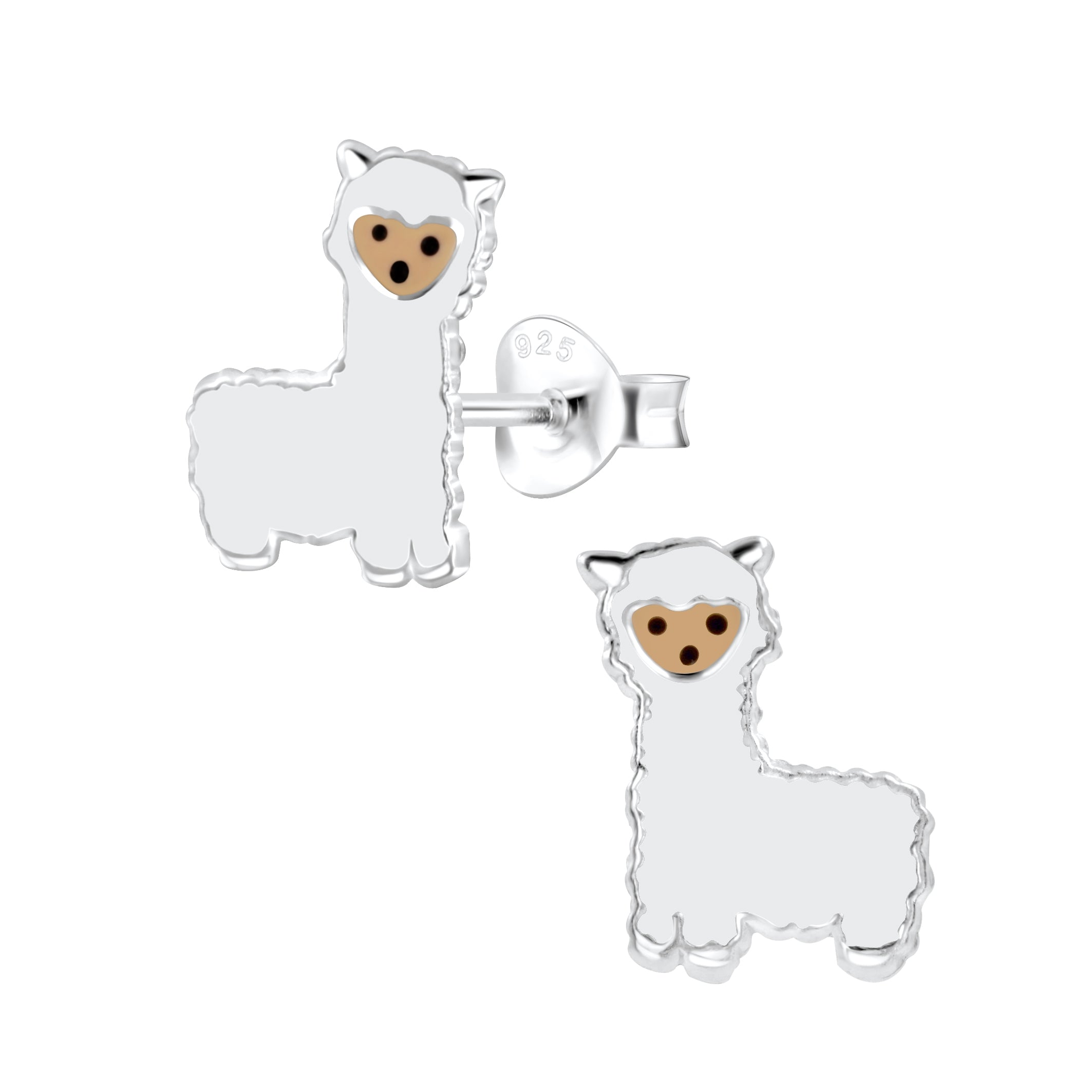 Bidstrup Sølv Børne Ørering med Alpaca 10001167