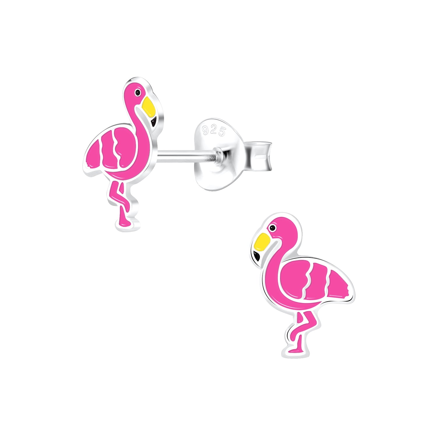 Bidstrup Sølv Børne Ørering med Flamingo 10005340