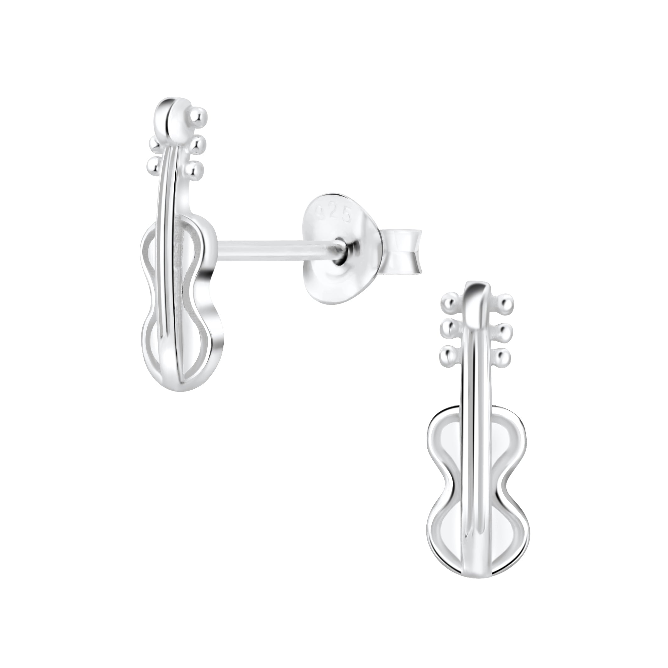 Bidstrup Sølv Ørering med Guitar 10006560