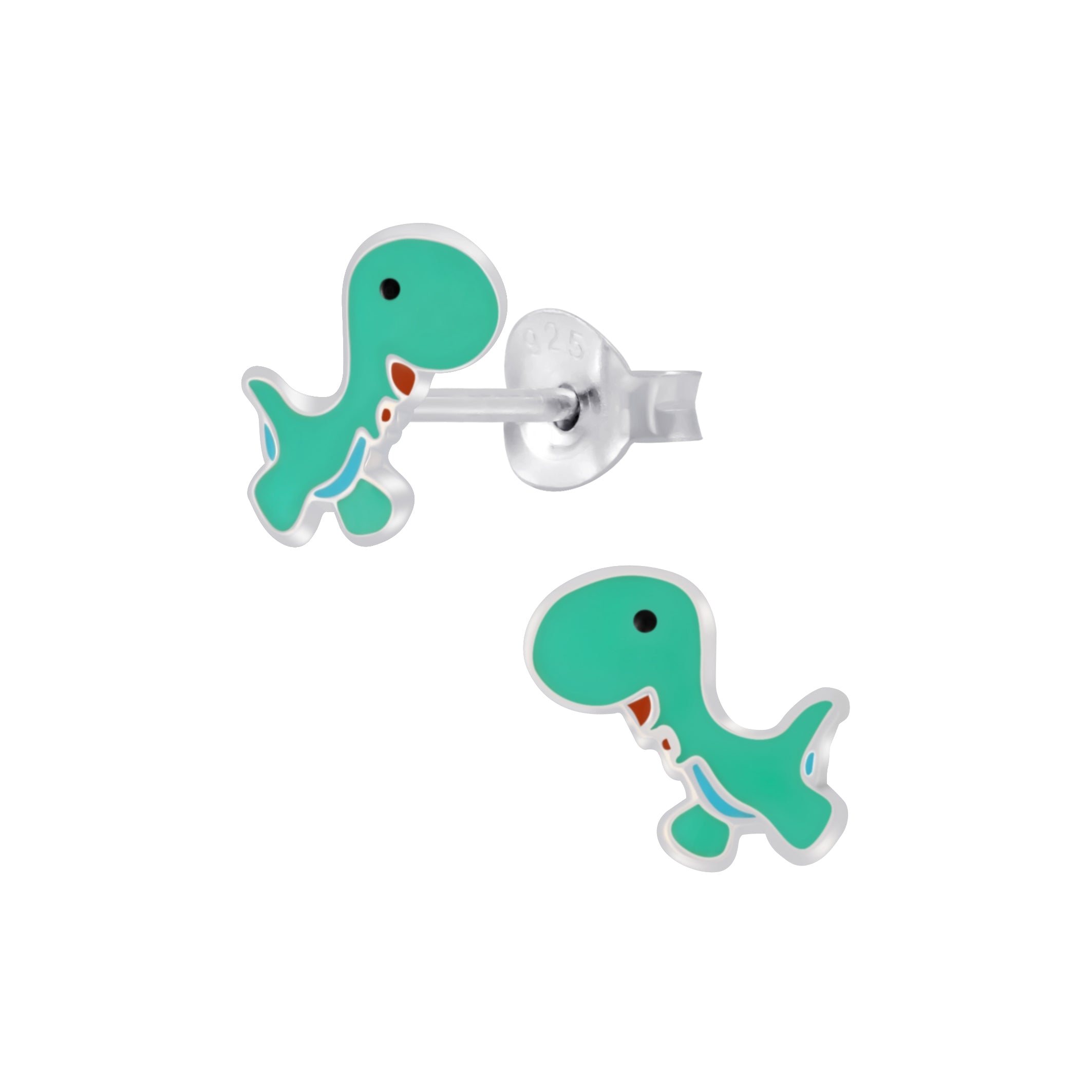 Bidstrup sølv børne ørering med dinosaurus 10007969
