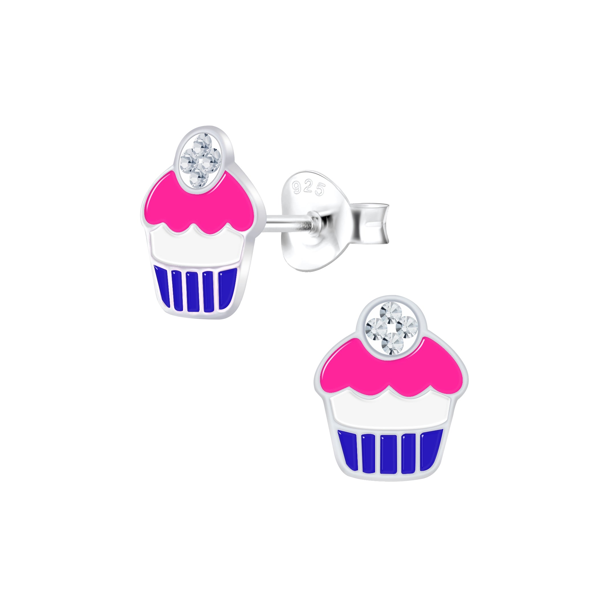 Bidstrup Sølv Børne Ørering med Cucake 10009460
