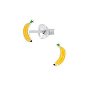 Bidstrup Sølv Børne ørering med Banan