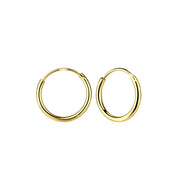Bidstrup Forgyldt Sølv Hoop/Creol 10mm