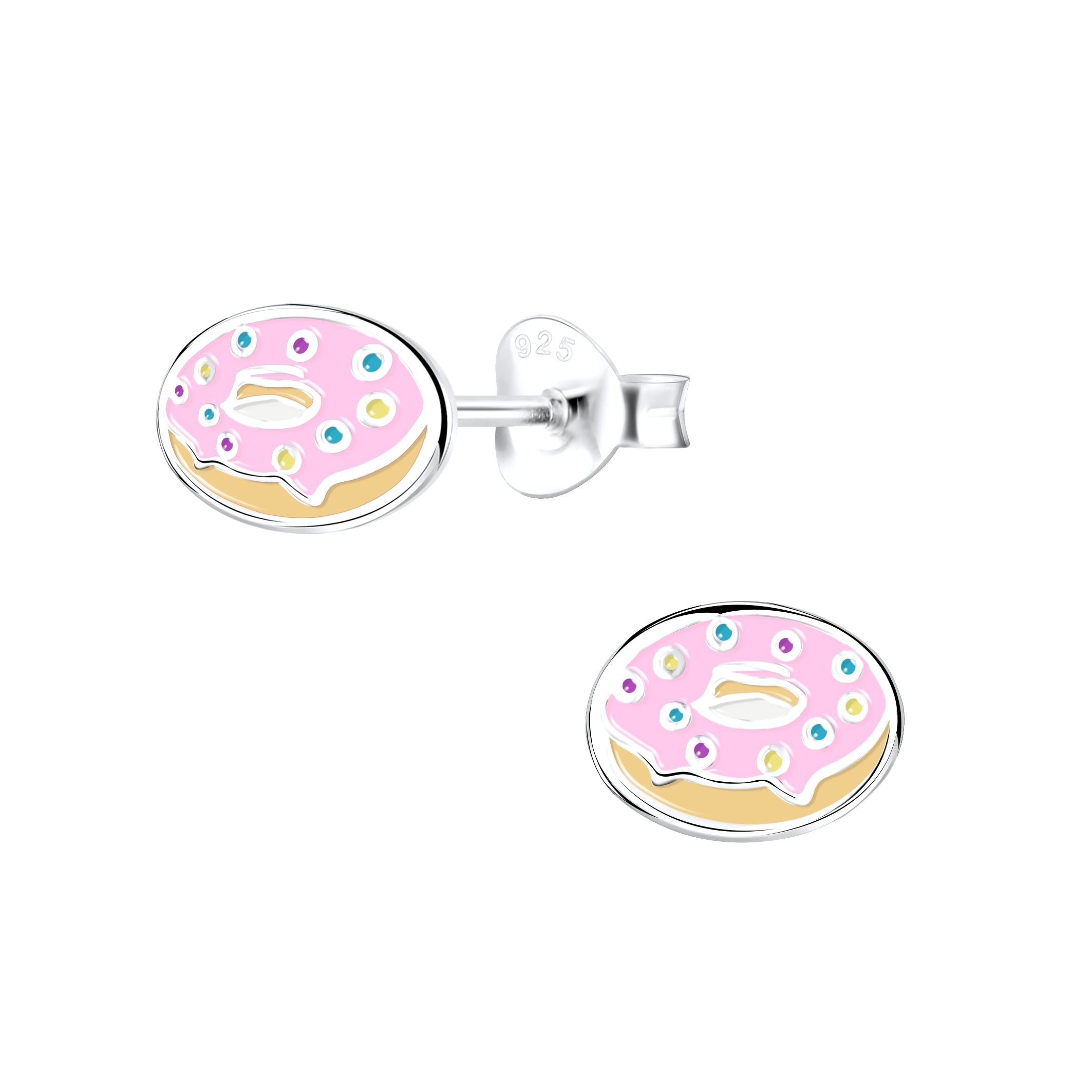 Bidstrup Sølv Børne Ørering med Donut 10013338