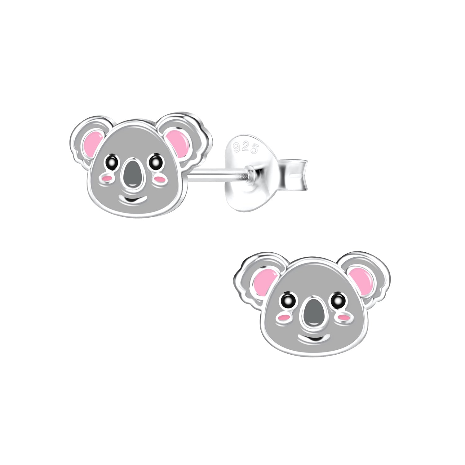 Bidstrup Sølv Børne Ørering med Koala Bjørn 10018425
