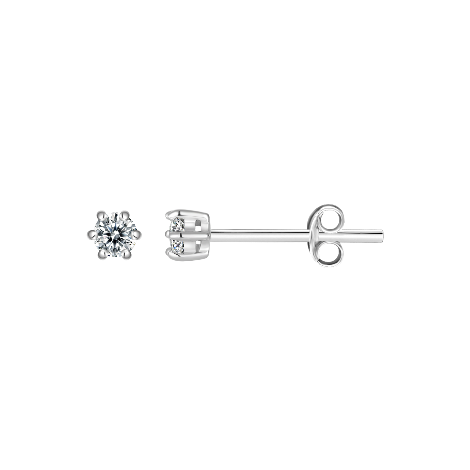 Støvring Design Sølv Ørestik med 3mm Zirkonia 10023603