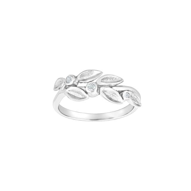 Siersbøl Sølv Ring med Zirkonia 10060180900