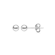 Støvring Design Sølv Kugle Ørestik 4mm 10104