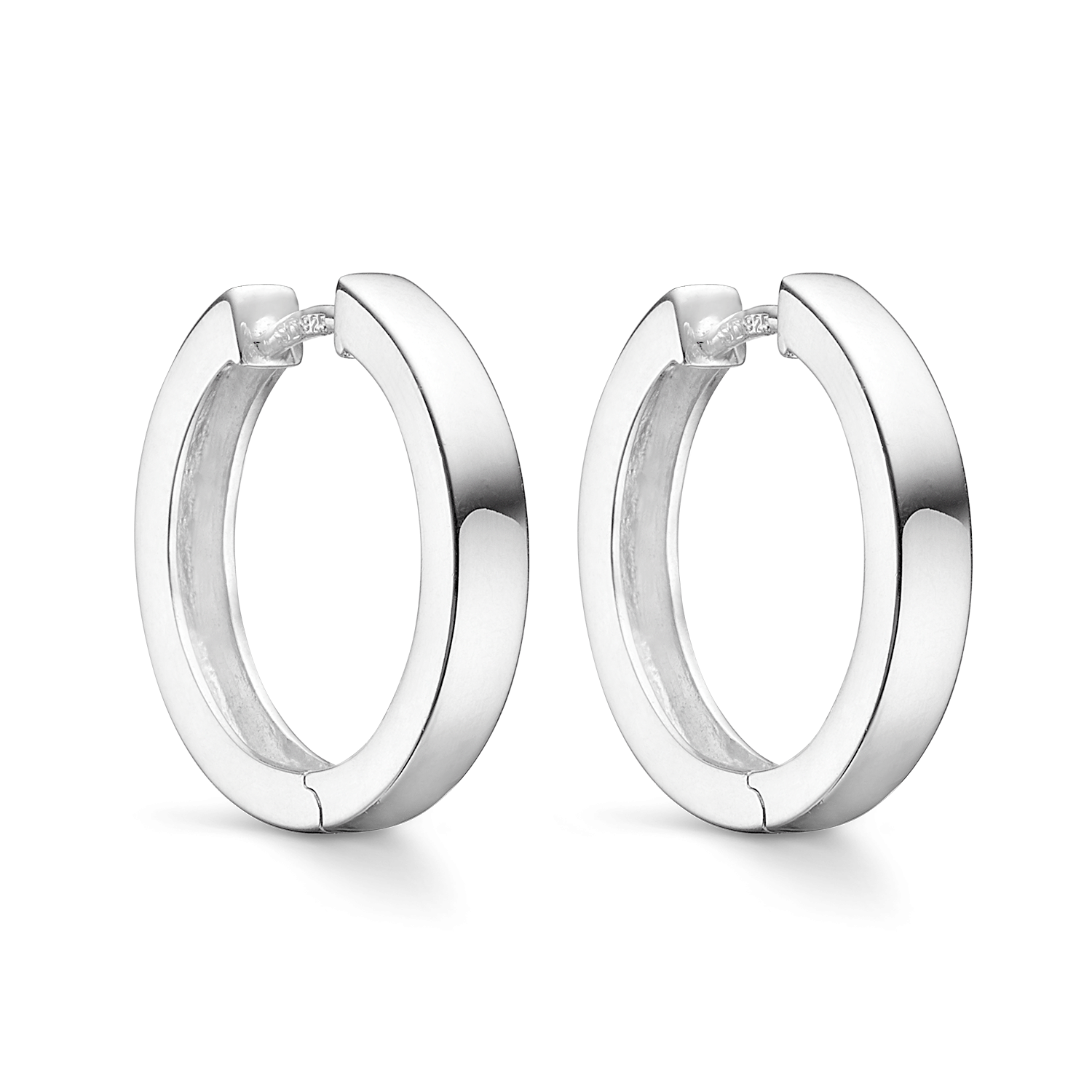 Støvring Design Sølv Kantet Knækcreol 20mm 10223720