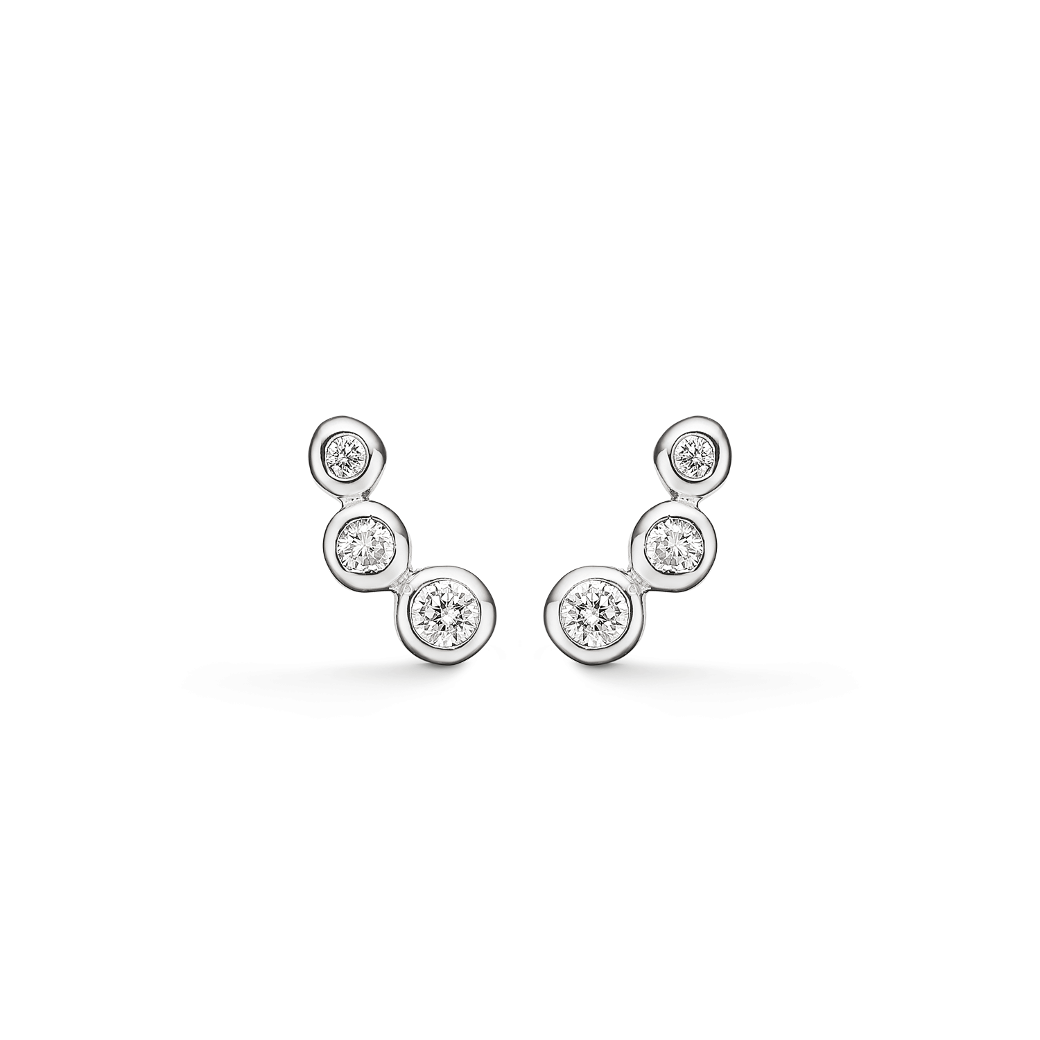 Støvring Design Sølv Ørestik med Zirkonia 10239089