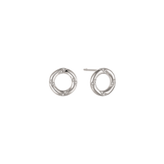 Støvring Design Sølv Ørestik, Cirkel med Zirkonia 10249053