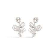 Støvring Design Rhodineret Sølv Ørestik med Blade 10254015
