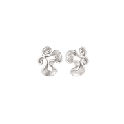 Støvring Design Sølv Ørestik med Mat Krøllet Design 10254031