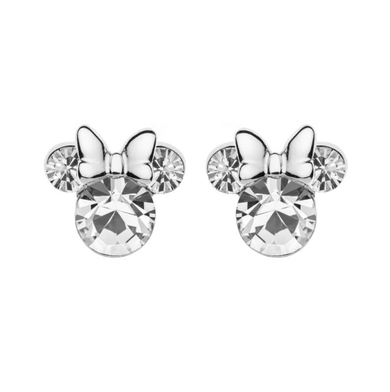 Disney Minnie Mouse Sølv Ørestik med Zirkonia Sten 10333014