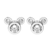 Disney Micky Mouse Ørestik i Sølv og Zirkonia 10333998