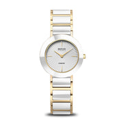 Bering Ceramic Dameur med 4 diamanter 11429-758