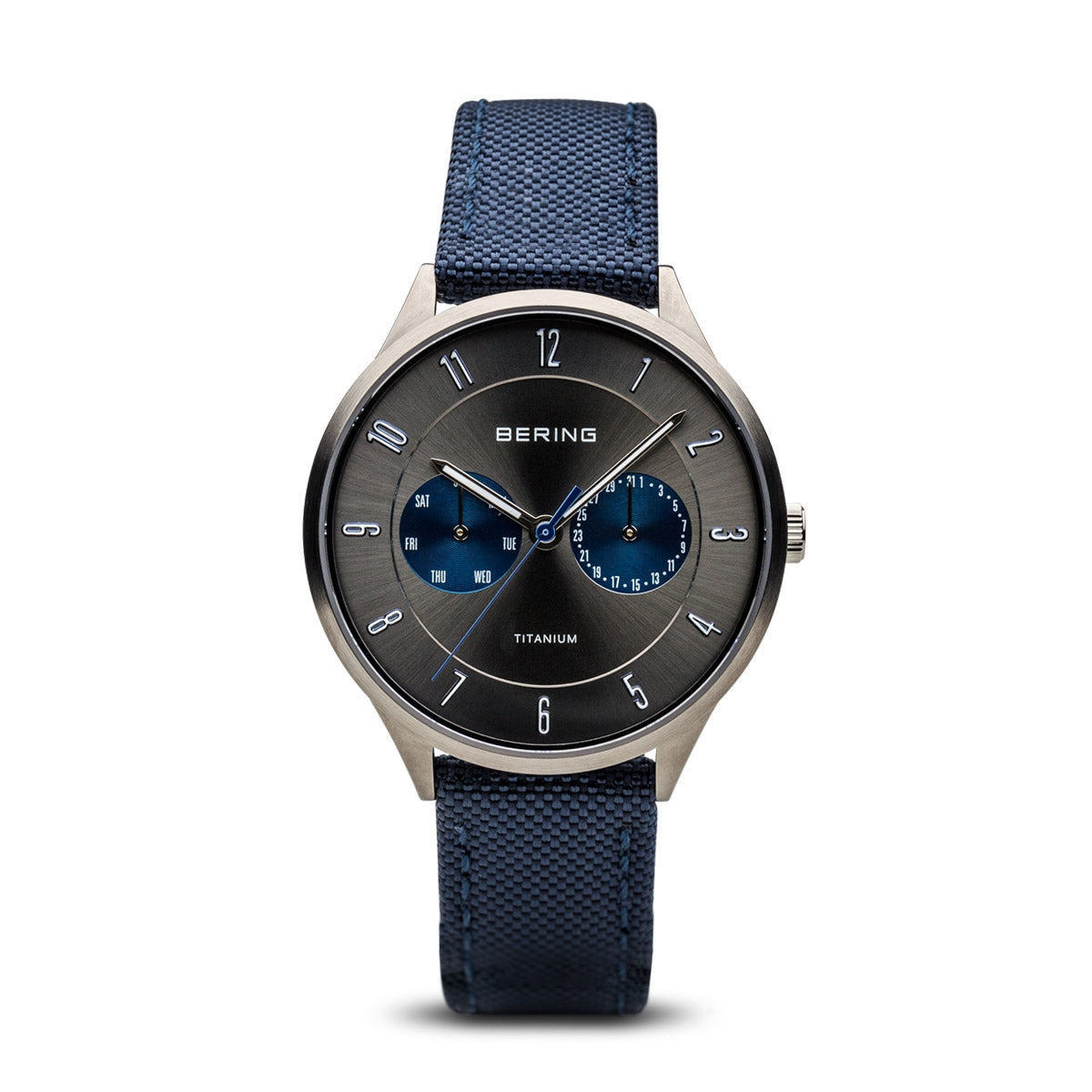 Bering Titanium børstet sølv 11539-873