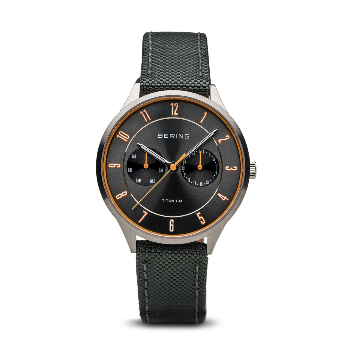 Bering Titanium børstet sølv 11539-879