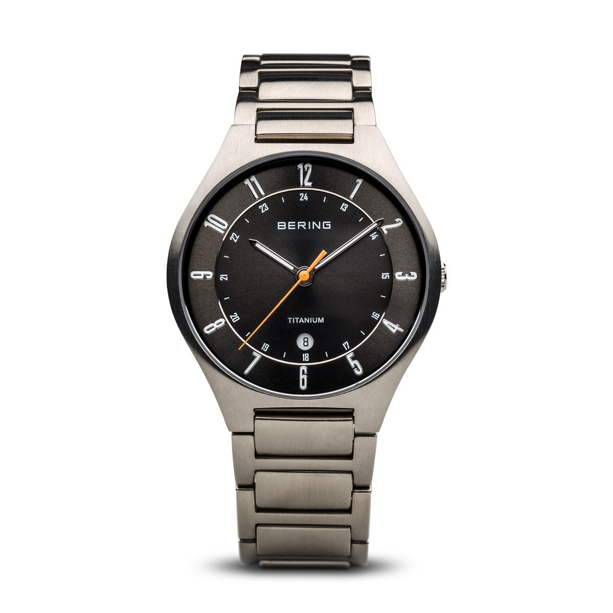 Bering Titanium børstet sølv 11739-772