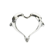 Trollbeads/Troldekugler Delfinhjerte vedhæng TAGPE-00019