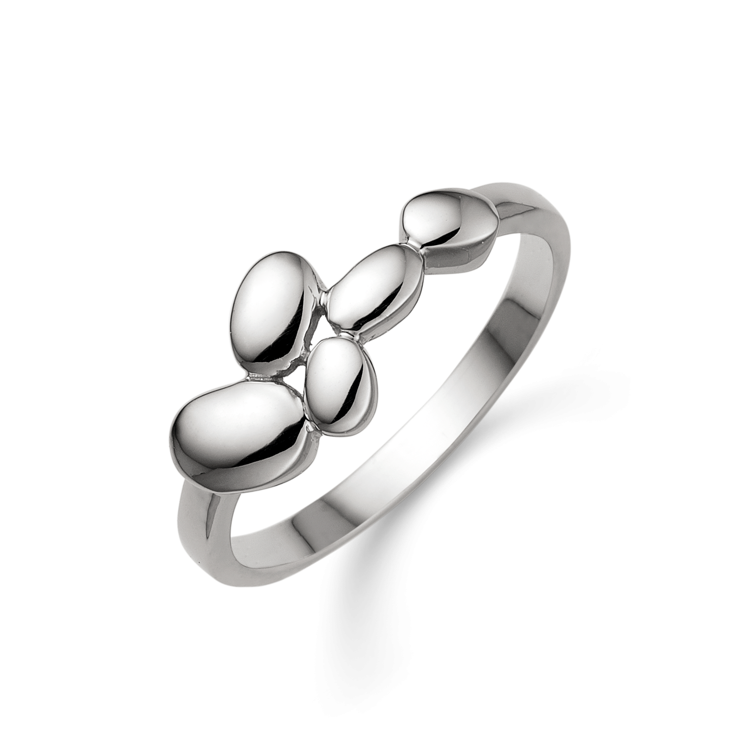 Støvring Design Sølv Ring med Ovaler 12223593