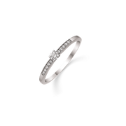Støvring Design Sølv Ring med Zirkonia 12223624