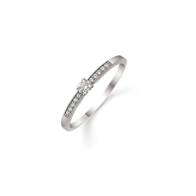 Støvring Design Sølv Ring med Zirkonia 12223624