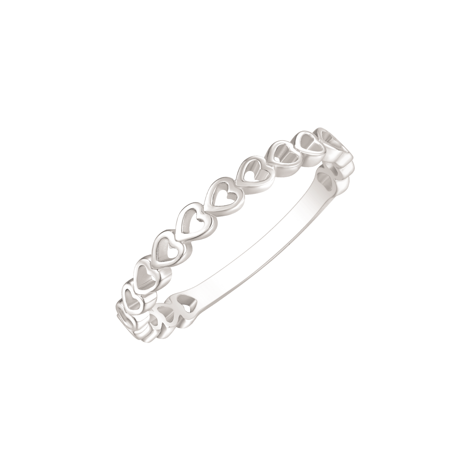 Støvring Design Sølv Ring med Hjerter 12323989