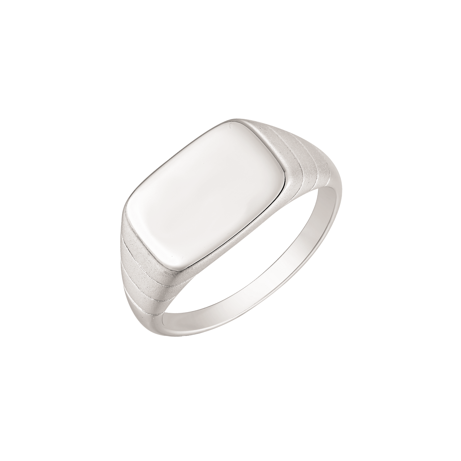 Støvring Design Sølv Ring med Plade 12323994