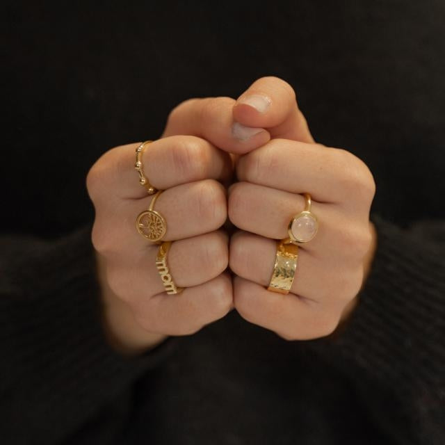 Nordahl Jewellery Forgyldt Livets Træ Ring Tree52 10253285950