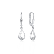 Støvring Design Sølv Ørehæng med Zirconia 13237092