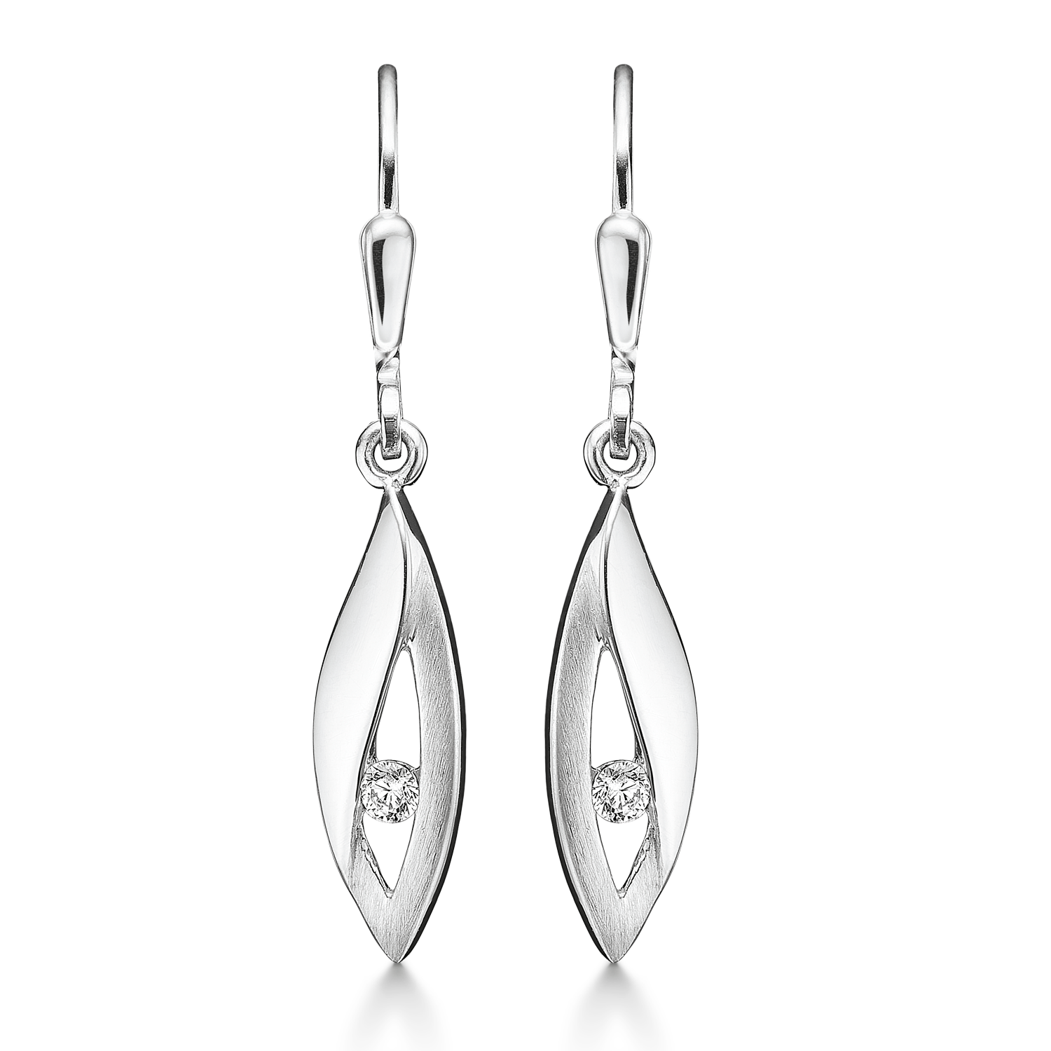 Støvring Design Sølv Ørehæng med Zirconia 13237984