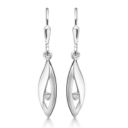 Støvring Design Sølv Ørehæng med Zirconia 13237984