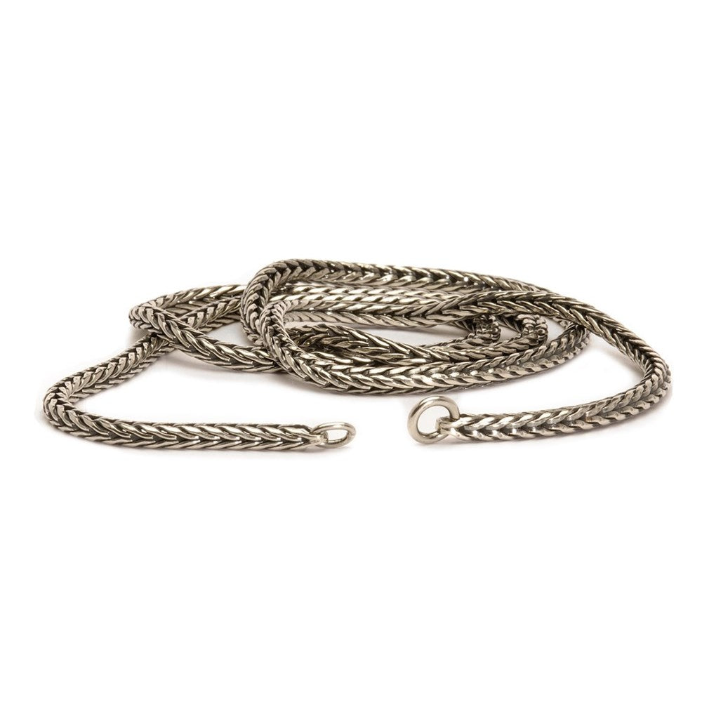 Trollbeads/Troldekugler Sølvhalskæde 38 cm