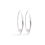 Støvring Design Sølv Ørehæng med Ferskvandsperle 45x25mm 13239973