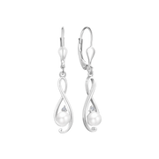 Støvring Design Sølv Ørehæng med Perler 13249910