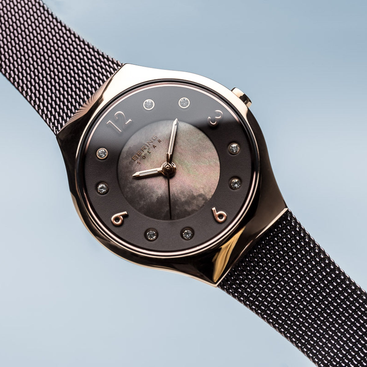 Solar poleret rosaguld 14427-265