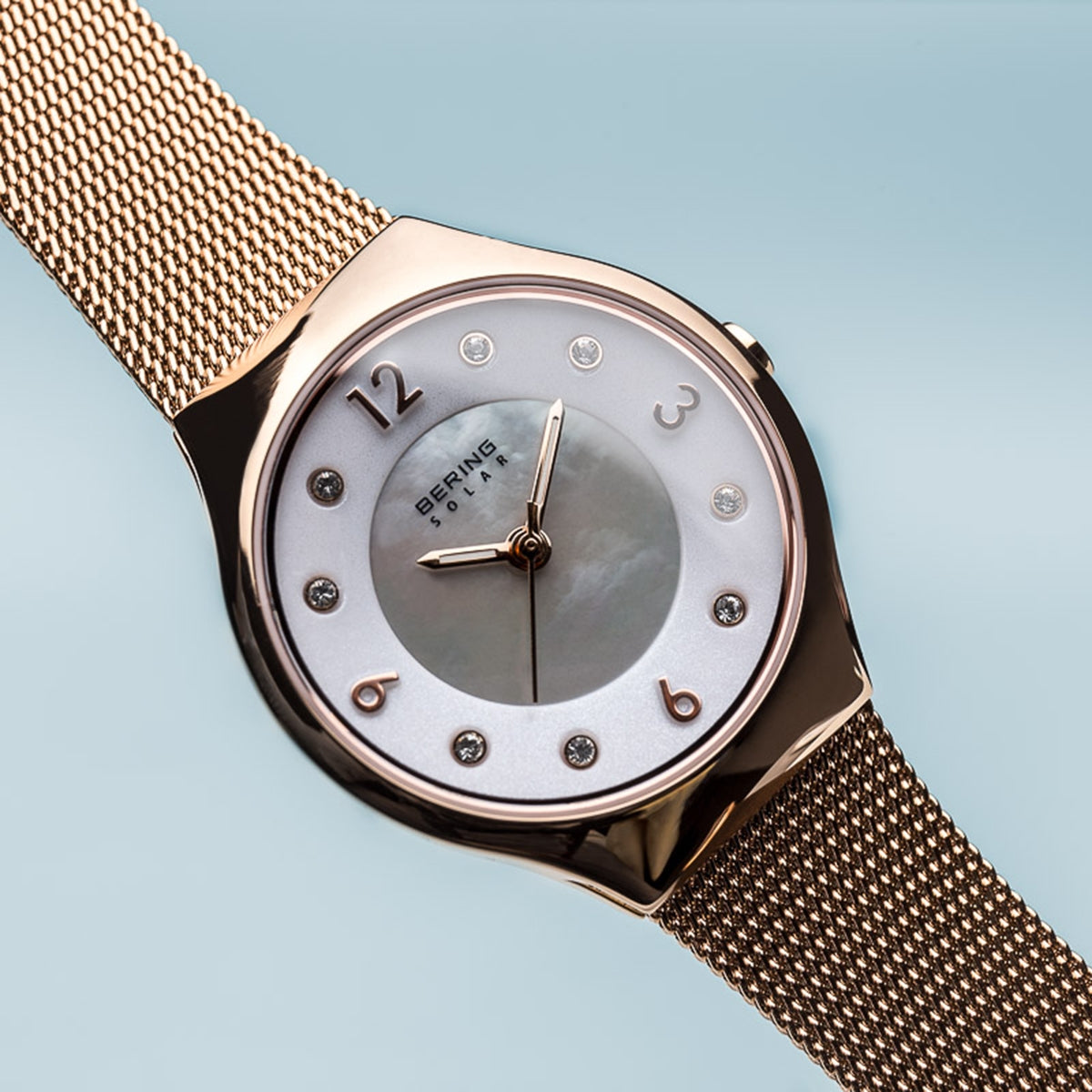 Bering Solar poleret rosaguld 14427-366