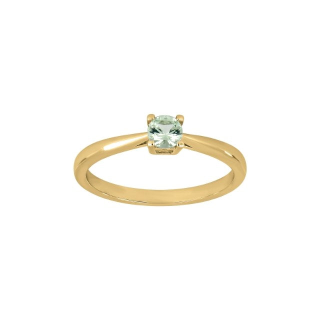 Joanli Nor Helennor Ring med Lysegrøn Zirkonia 4mm 10451095950