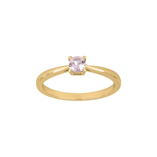 Joanli Nor Helennor Ring med Lyserød Zirkonia 4mm 10451115950