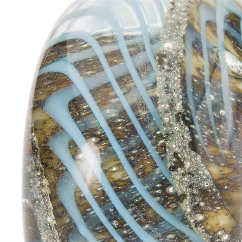 Trollbeads/Troldekugler blå sandklit kugle TGLBE-20283