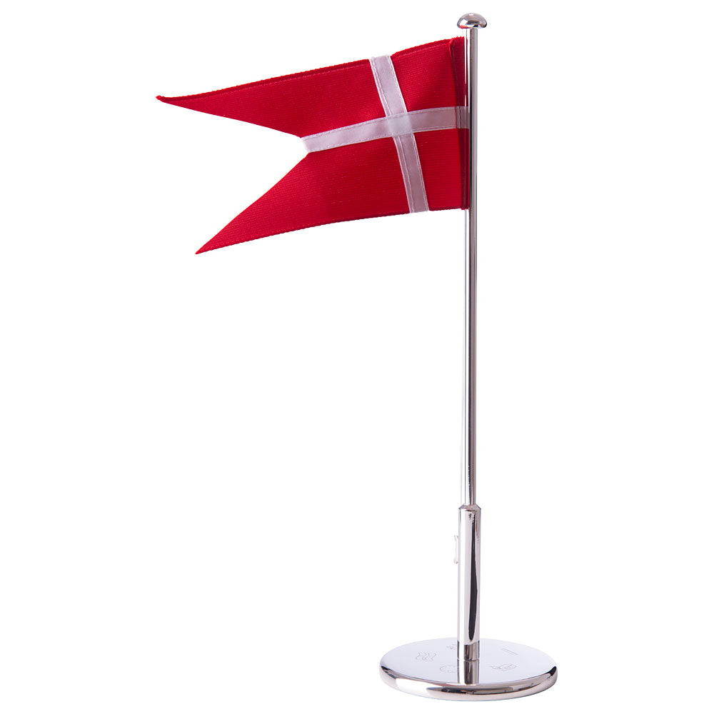 Forkromet Flagstang med Motiv 150-81023