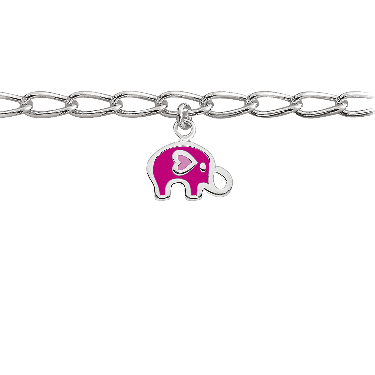 SmykkeLine Elefant Armbånd i Pink 15023316