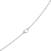 Støvring Design Rhodineret Sølv Armbånd med "Love" Hjerte 15190769