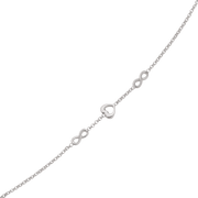 Støvring Design Rhodineret Sølv Armbånd med Hjerte og Evighedstegn 15190819