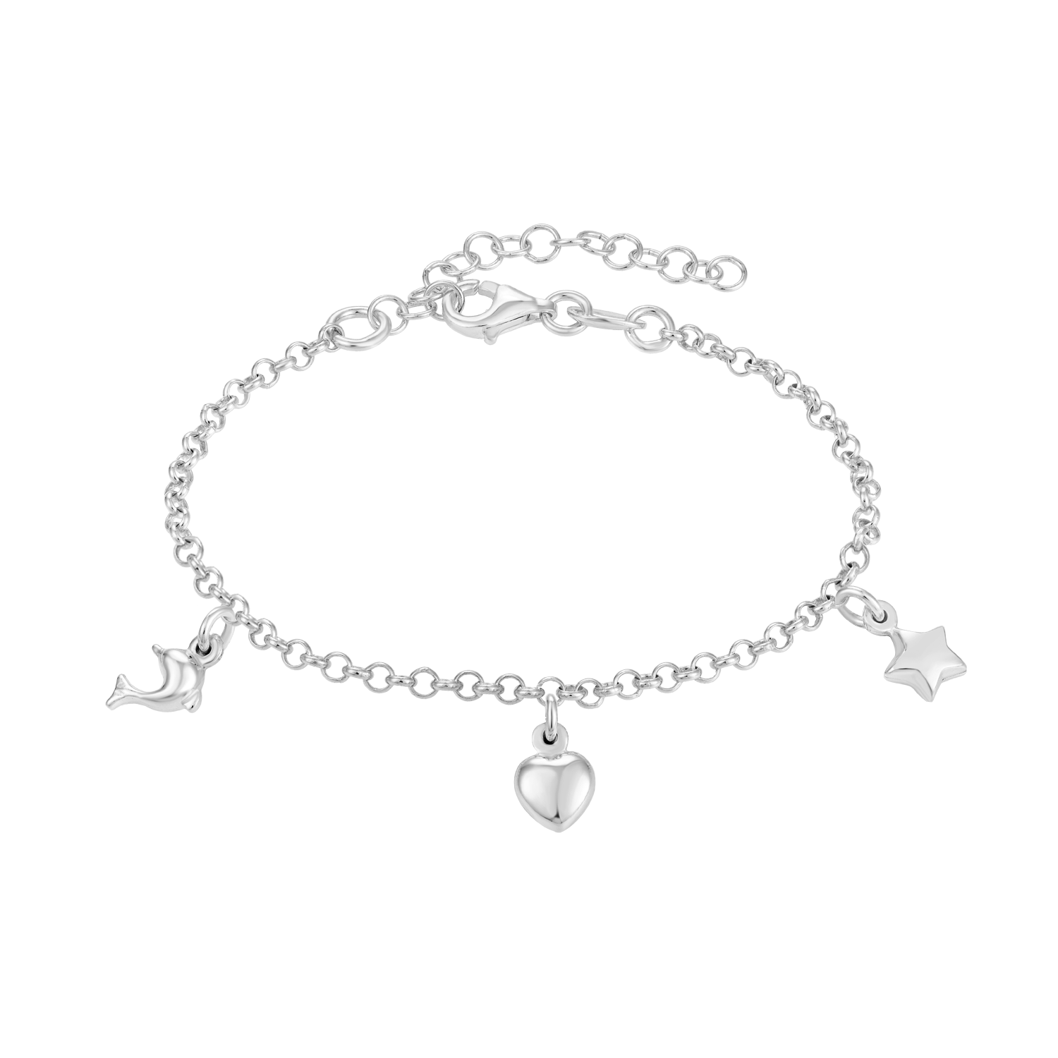 Støvring Design Sølv Børnearmbånd med Charms 15190844
