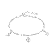 Støvring Design Sølv Børnearmbånd med Charms 15190844