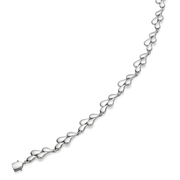 Støvring Design Sølv armbånd med skæve dråber 15223596